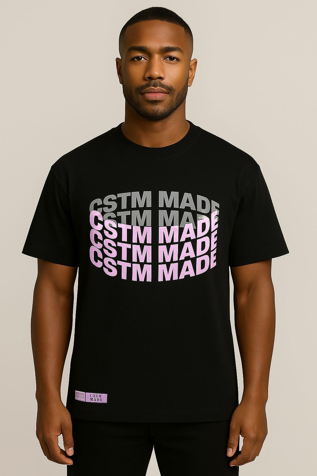 CSTM MADE Origin Tee – Midnight Black